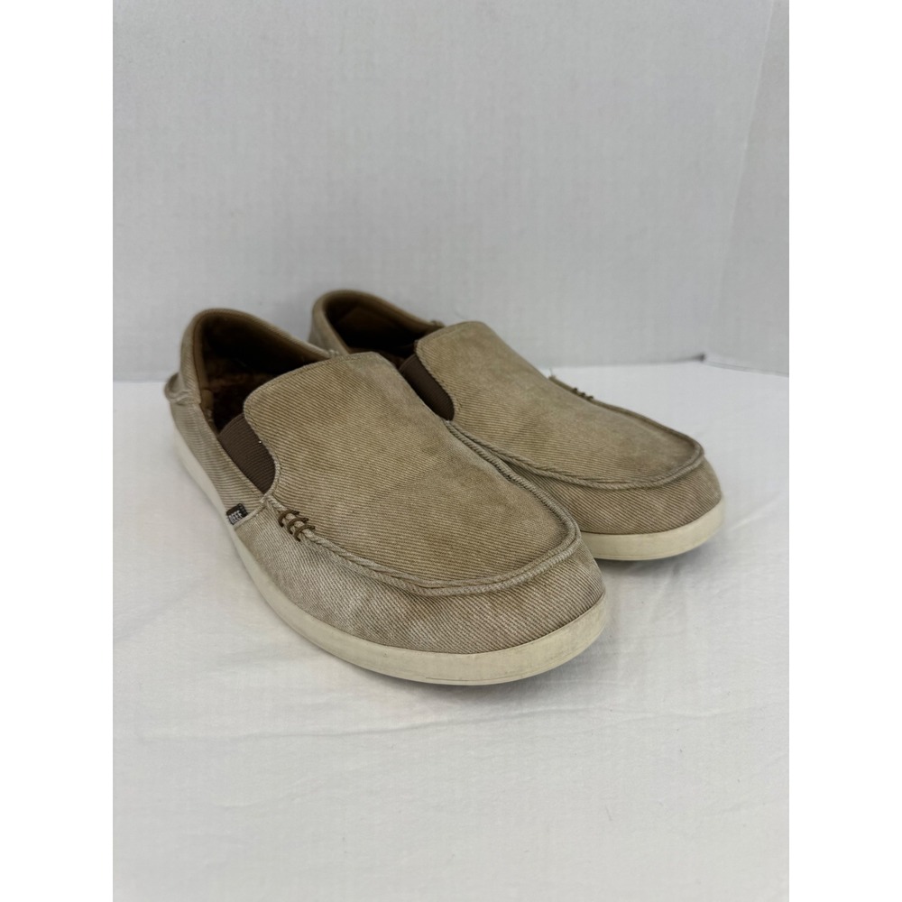 Reef Cushion‎ Matey WC Khaki Tan Slip On Loafers Mens 9.5 CI3691